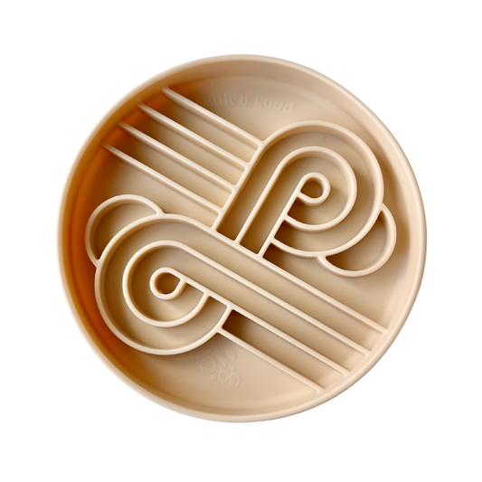 Zoomies slow feeder bowl | oatmeal