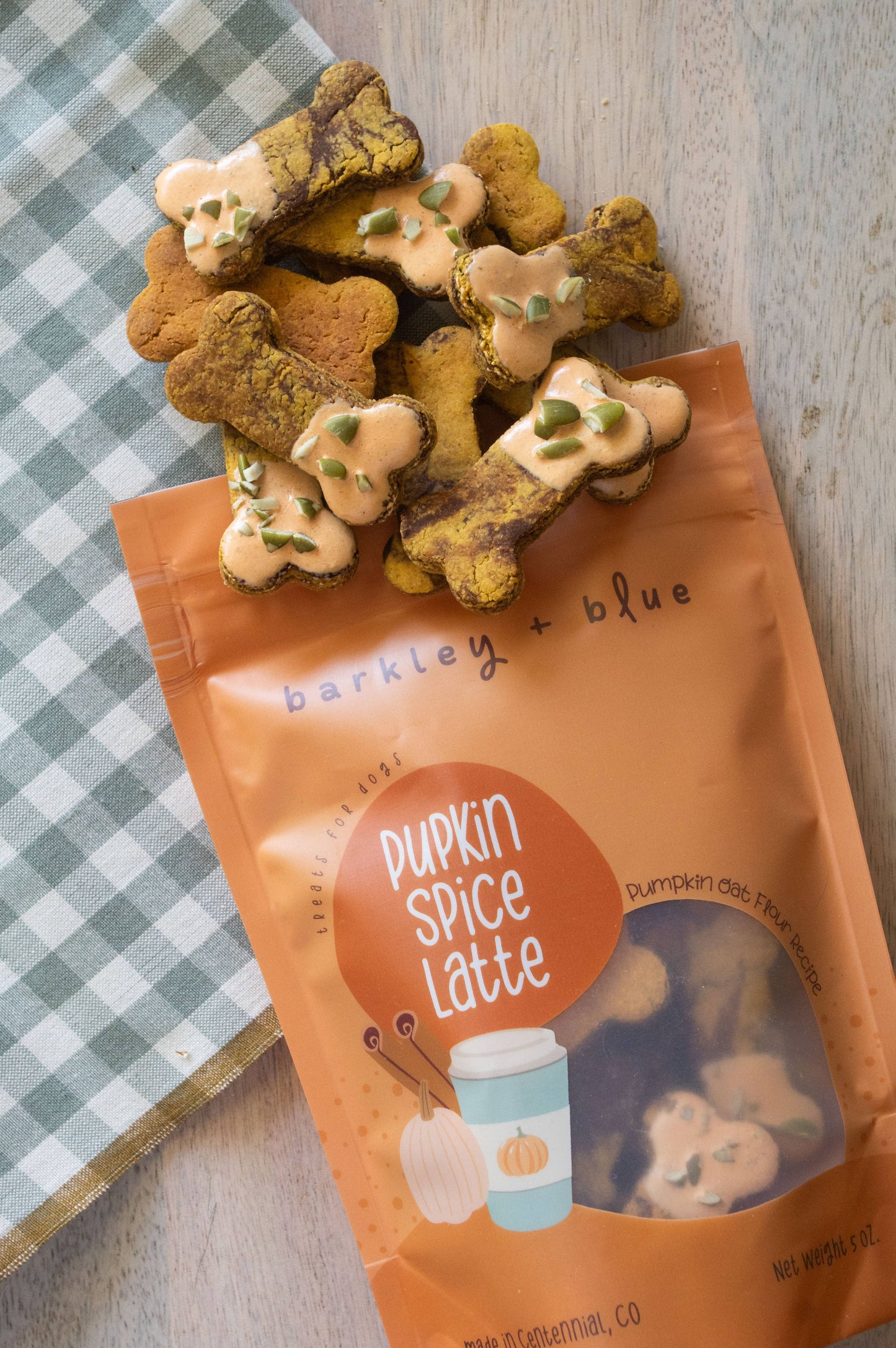 Pupkin Spice Latte Biscuits - Fall Dog Biscuit Treats