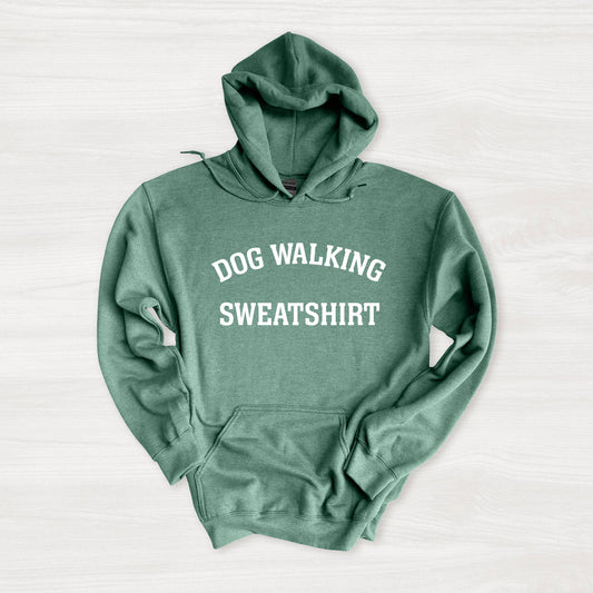 Dog Walking Sweatshirt – Cozy Unisex Hoodie for Dog Lovers