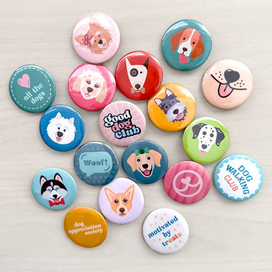 Dog Lover Button