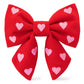 Hearts Embroidered Lady Dog Bow for Collar