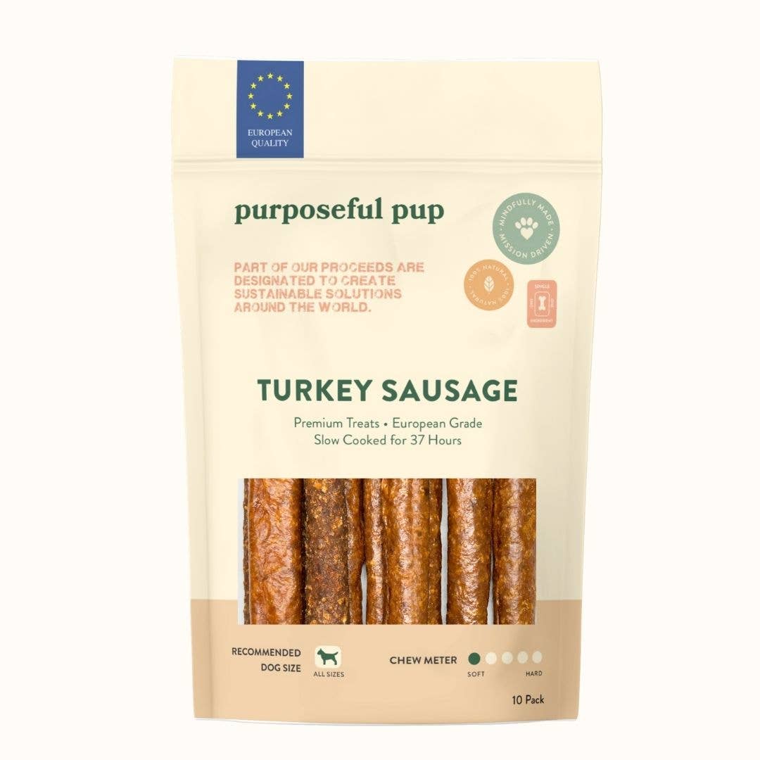 Purposeful Pup - Turkey Sausage 10 Pack