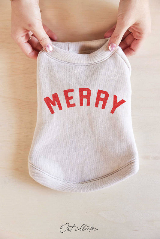 MERRY Pet Graphic Sweatshirt