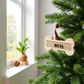 Christmas Wooden Bone Letterboard Pet Ornament