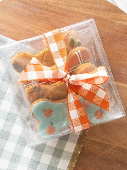 Pumpkin Patch Bone Box - Fall Bone Biscuits for Dogs