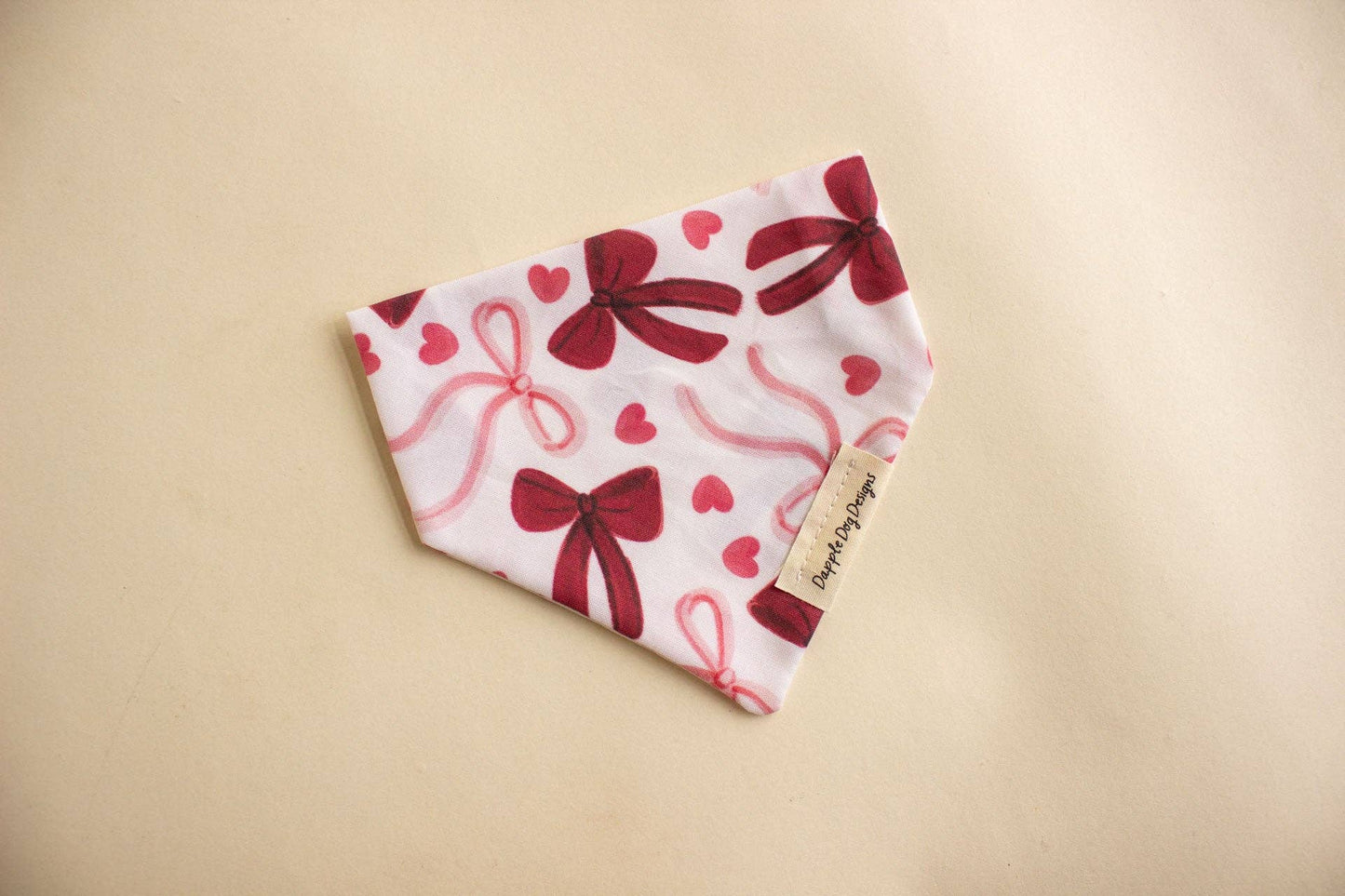 Pink Bows Bandana - Valentine's Day Dog Bandana