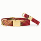 Orchard Plaid Flannel Dog Collar