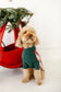 Rosy Plaid Dog Sweater