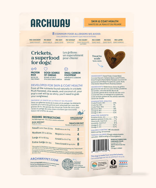 Hypoallergenic Skin & Coat Health Dog Treat