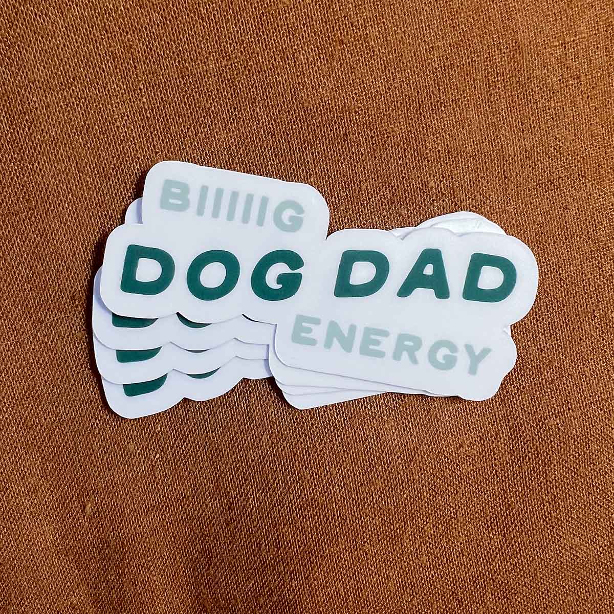 Dog Dad Sticker